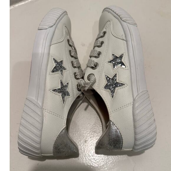 BLOWFISH Malibu New $50 Maze Star Silver Shine Glitter Bomb Size Y3 - Picture 4 of 15